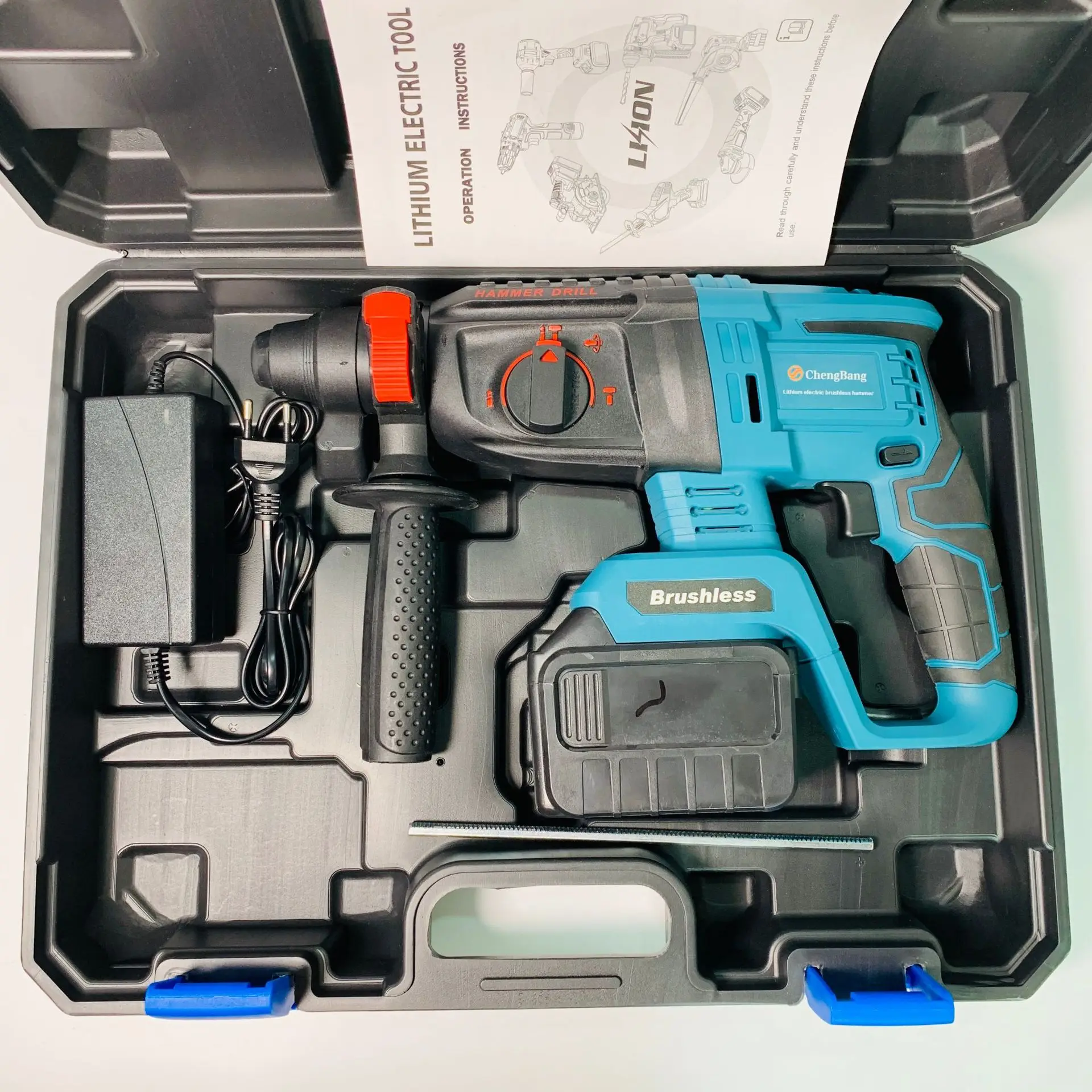 26 type lithium rechargeable light brushless electric light hammer hammer lithium electricity outdoor percussion drill