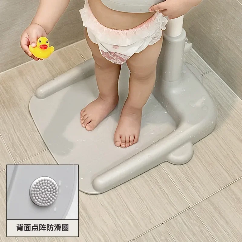 Baby Standing Shower,Newborn Assisted Shower Stand, Newborn Non Folding Bathtub Baby Bath Accessories Portable Bath Tub for Baby