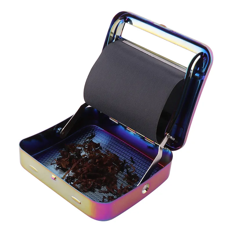 

New Metal Rolling Machine Tobacco Roller Cigarette Case 70mm 78mm 110mm Roller Cig Machine For Smoking