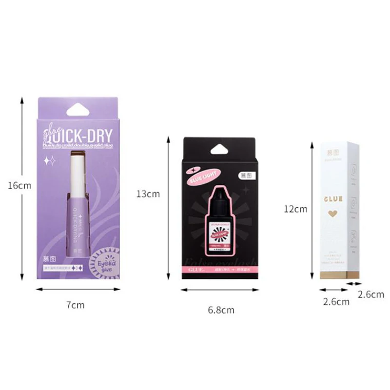 False Eyelash Extension Glue Waterproof Fast Dry Long Lasting Strong No Irritation Transparent Eyelash ExtensionPrimer Tools