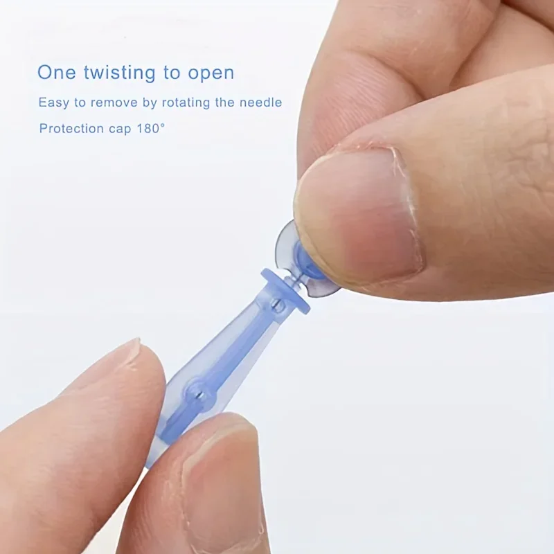 50pcs Disposable Blackhead Remover Acne Needles Blackhead Remover Tool Removal and Facial Cleaning Stainless Steel Needles image 4
