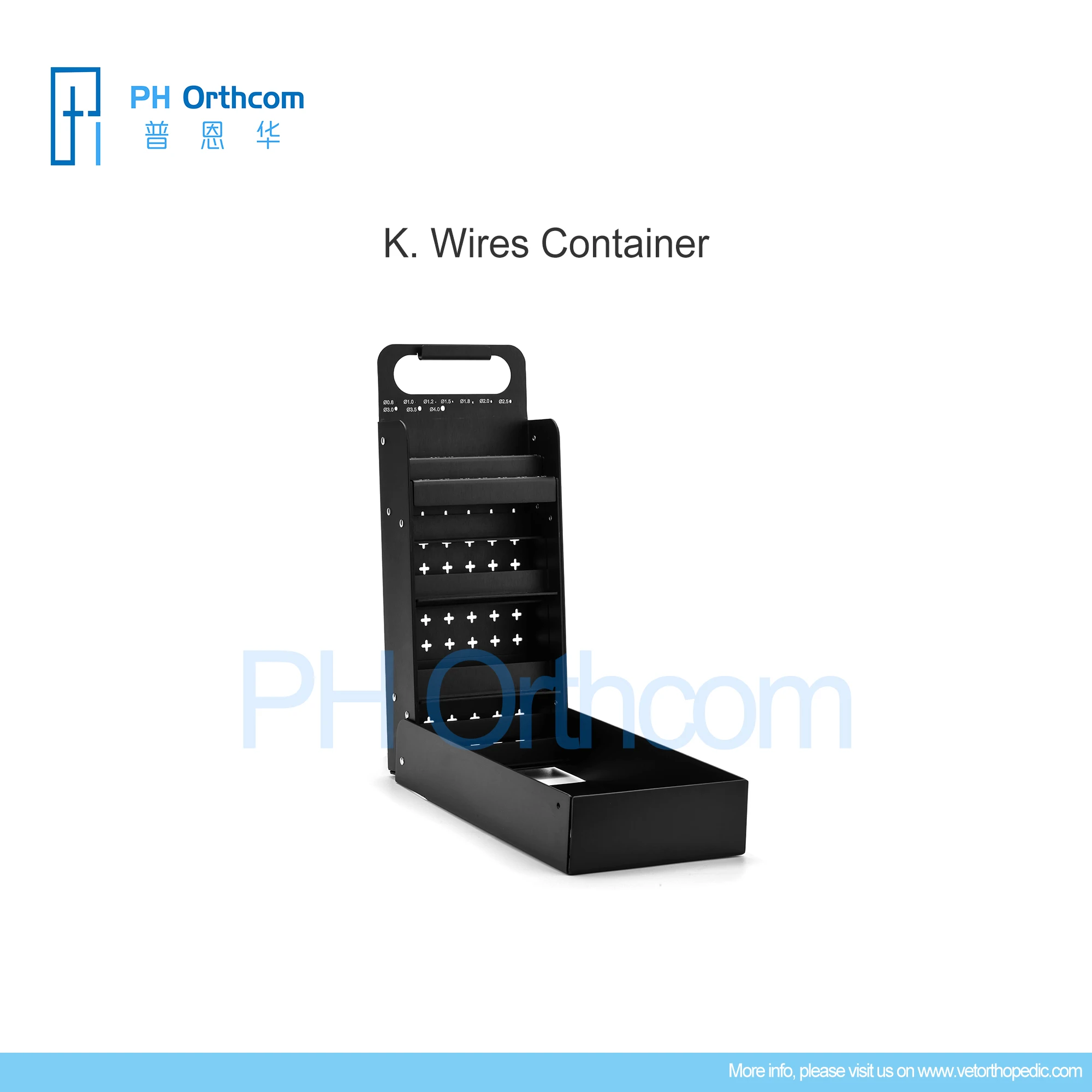 Empty Container for K. Wire and Instruments Set Orthopedic Surgical Instruments Medical Supplies and Equipment