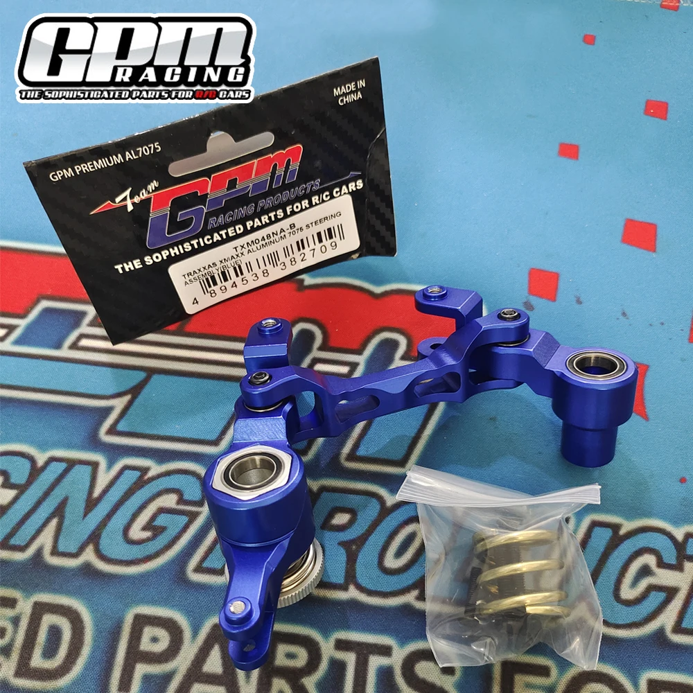 

GPM Metal 7075 Aluminum Alloy Steering Assembly 7746 for TRAXXAS 1/5 X-MAXX 6S 8S 4WD Monster Truck 77086-4 RC Car Upgrade Parts