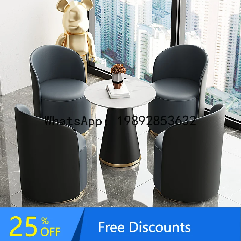 YFY Negotiation Chair Hotel Cafe Nail Salon Rotating Single Chair Exhibition Hall Reception Leisure Sofa Chair