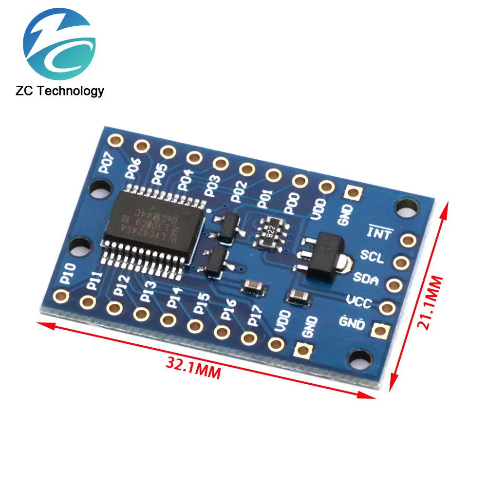 Modul Expander IO PCF8575 I2C hingga 16IO sirkuit terpadu UNTUK arduino