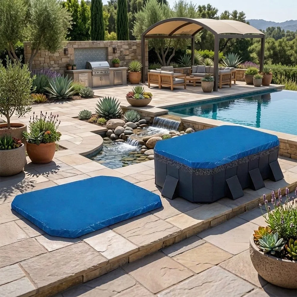 for pe Material Pool Cover for Rectangular Inflatable Pools Delivering For UV Defense and Efficient Space Management