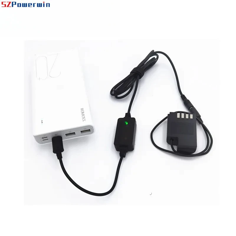 USB Type-C PD + DMW-DCC12 DCC12 DC COUPLER DMW-BLF19E Фиктивный аккумулятор для Panasonic Lumix GH4 GH5 GH5II DMC-GH3 DMC-GH3GK DMC GH3 G9