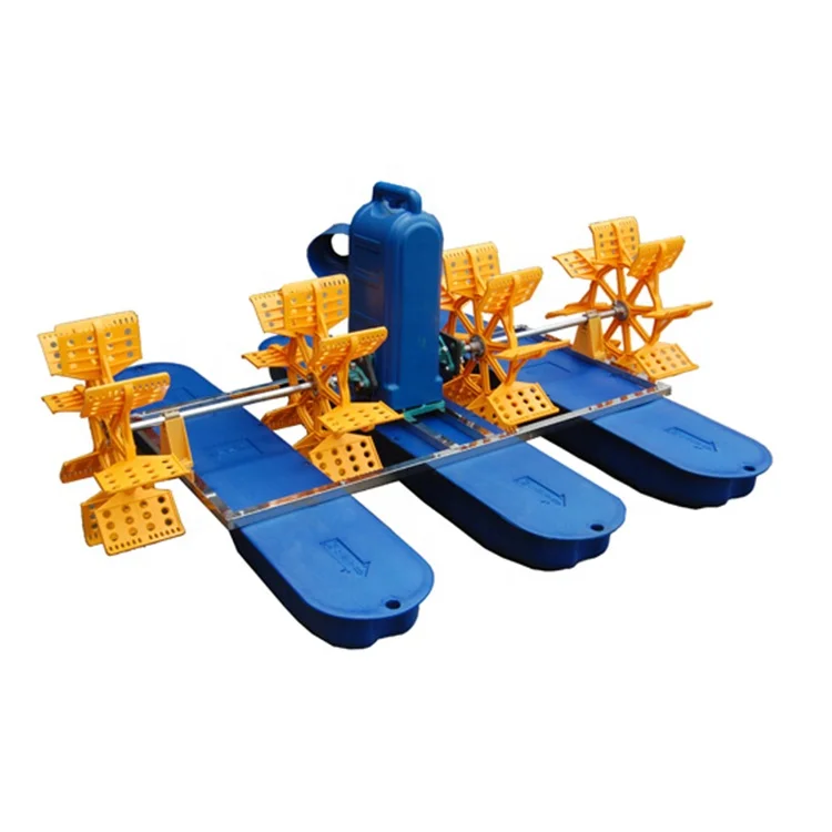 

2 Wheels Fish Shrimp Pond Paddle Wheel Aerator