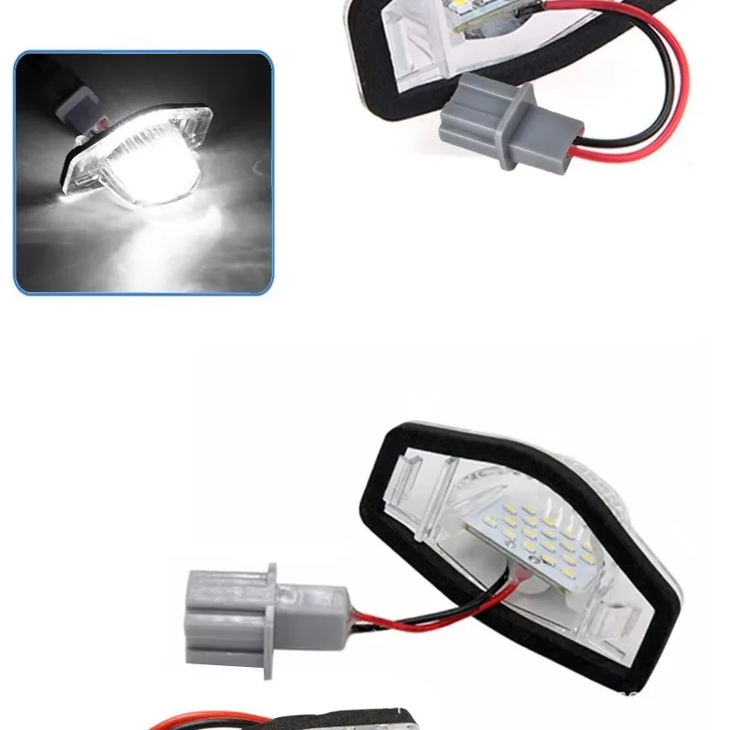 

Popu для освещения ANGRONG 2x светодиодная лампа освещения номерного знака белая для Honda Odyssey Stream Honda CR VFR V Jazz Odyssey Stream