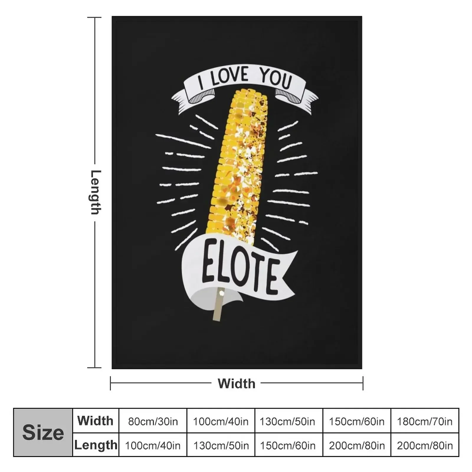 Funny Latinx Elote Street Food Corn Classic product Throw Blanket Thermals For Travel Stuffeds Blankets