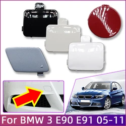 Front Bumper Towing Hook Cover Cap Shell For BMW 3 320 325 330 E90 E90LCI E91 M-Sport 2005 2006 2007 2008 2009 2010 2011 Painted