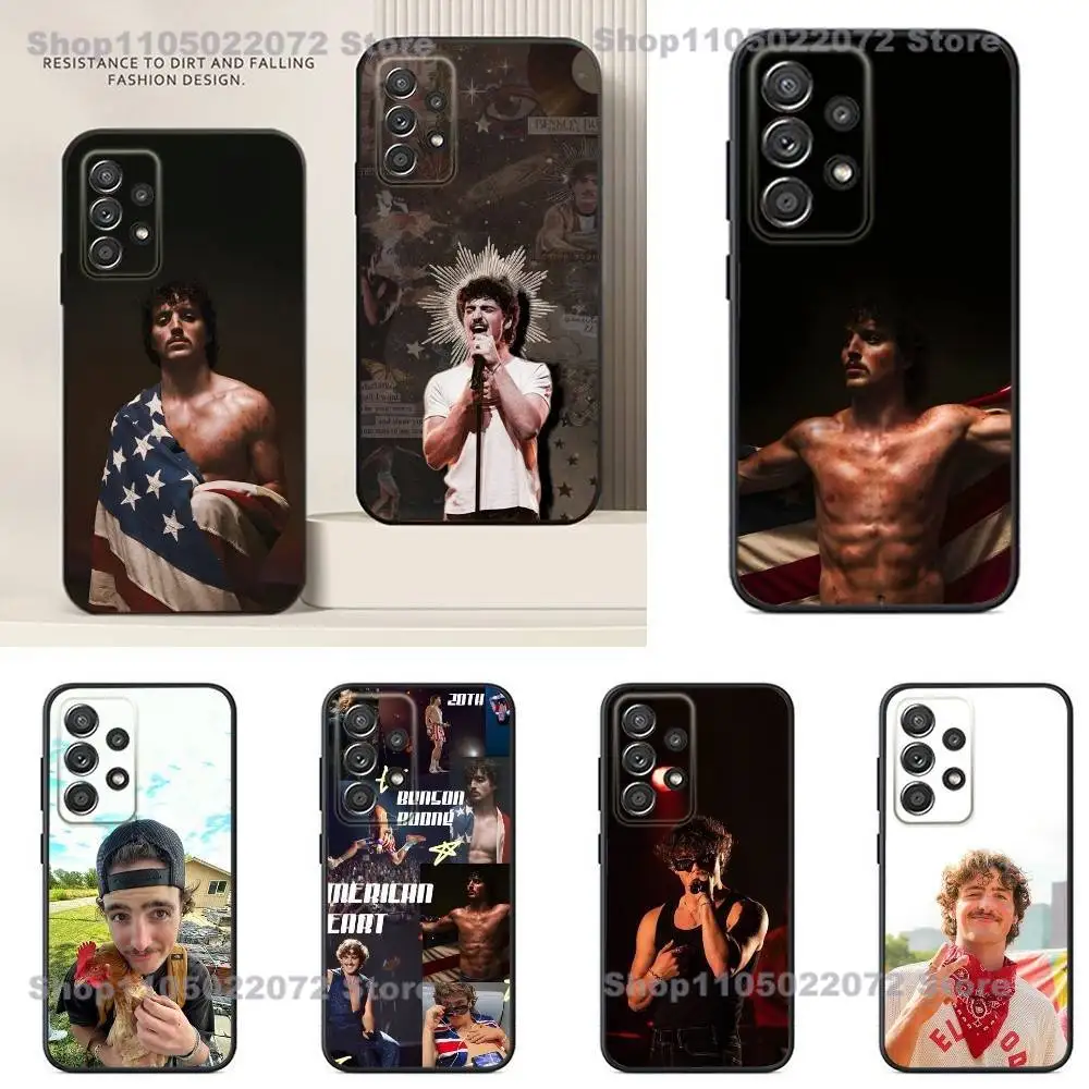 حافظة هاتف Benson Boone Singer لهاتف سامسونج S25,24,23,22,21,20,Ultra,10,10E,Plus Note20 حافظة سوداء #1