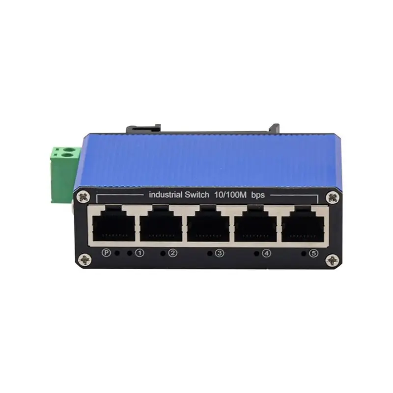 

Exquisite-MINI Size 10/100M 5-Port Ethernet Switch DIN-Rail Industrial Fast Network Module Net