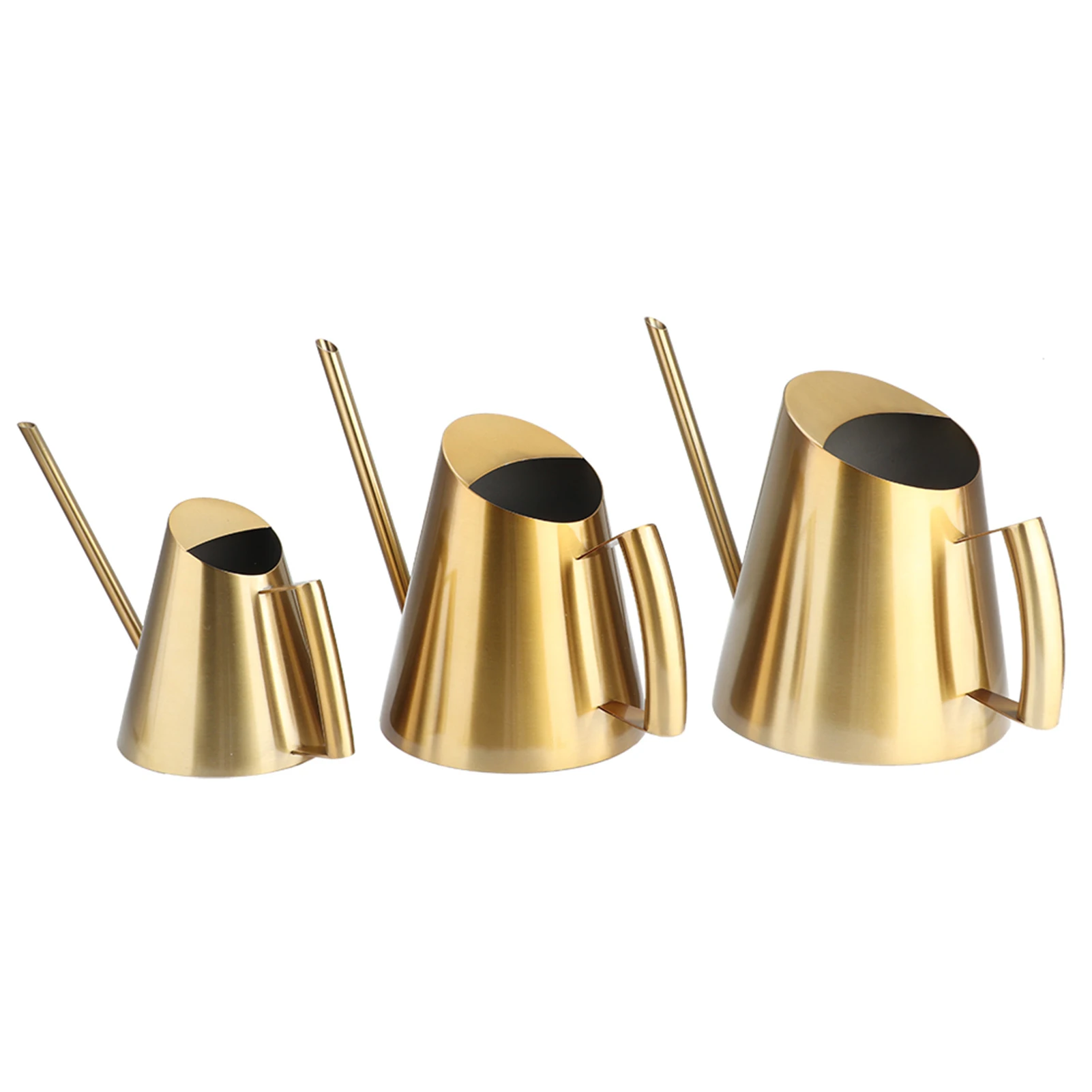 Watering Pot 1500ml 900ml 400ml Stainless Steel Watering Can Sprinkle Pot Long Mouth Garden Flowers Plants Flower Tool