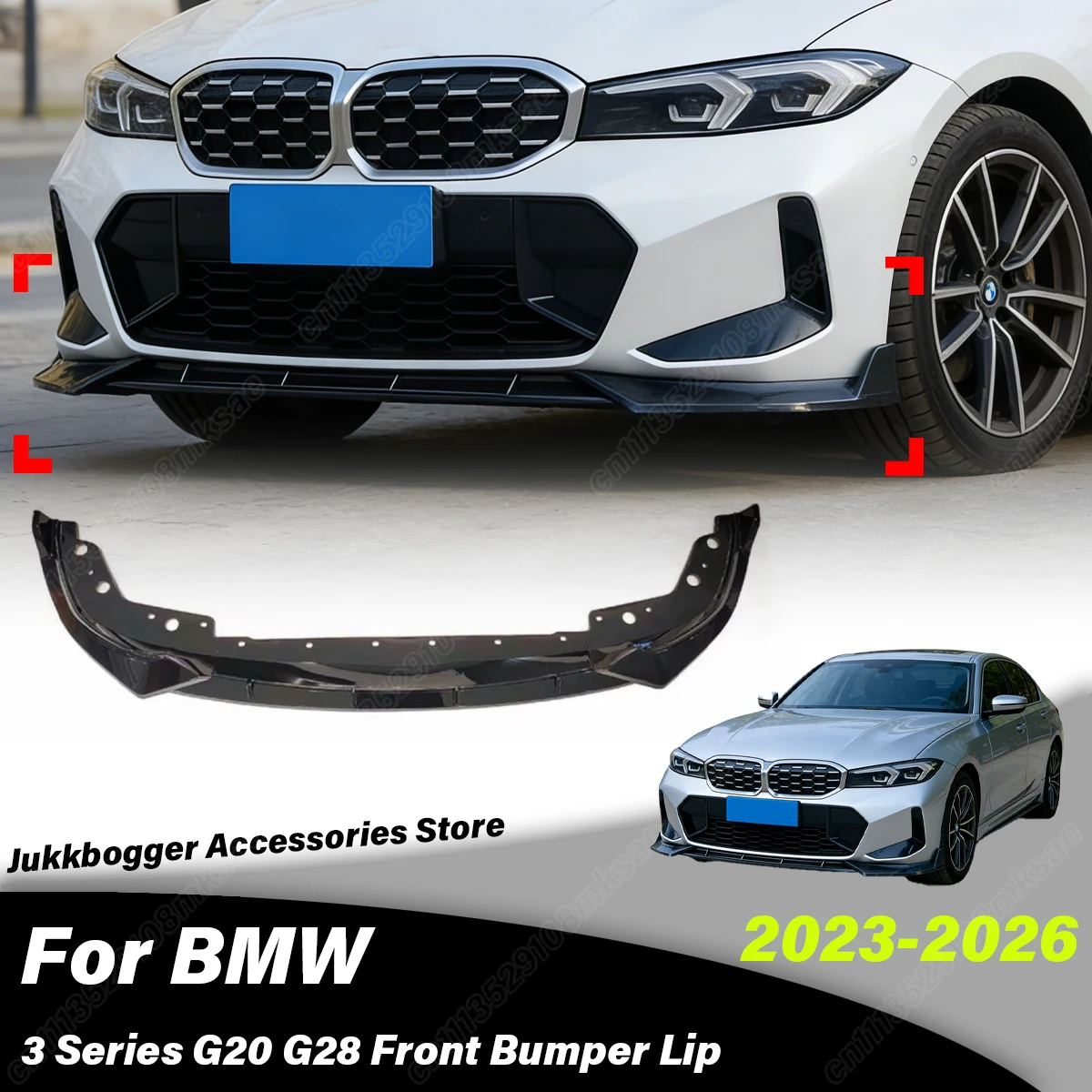 

For BMW 3 Series G20 G28 2023 2024 2025 2026 Automobile Front Bumper Spoiler Lip Modification External Decoration Accessories