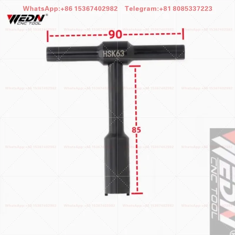 HSK40/50/63/80/100 CNC tool holder dedicated coolant guide pipe wrench internal cooling pipe filter screen water