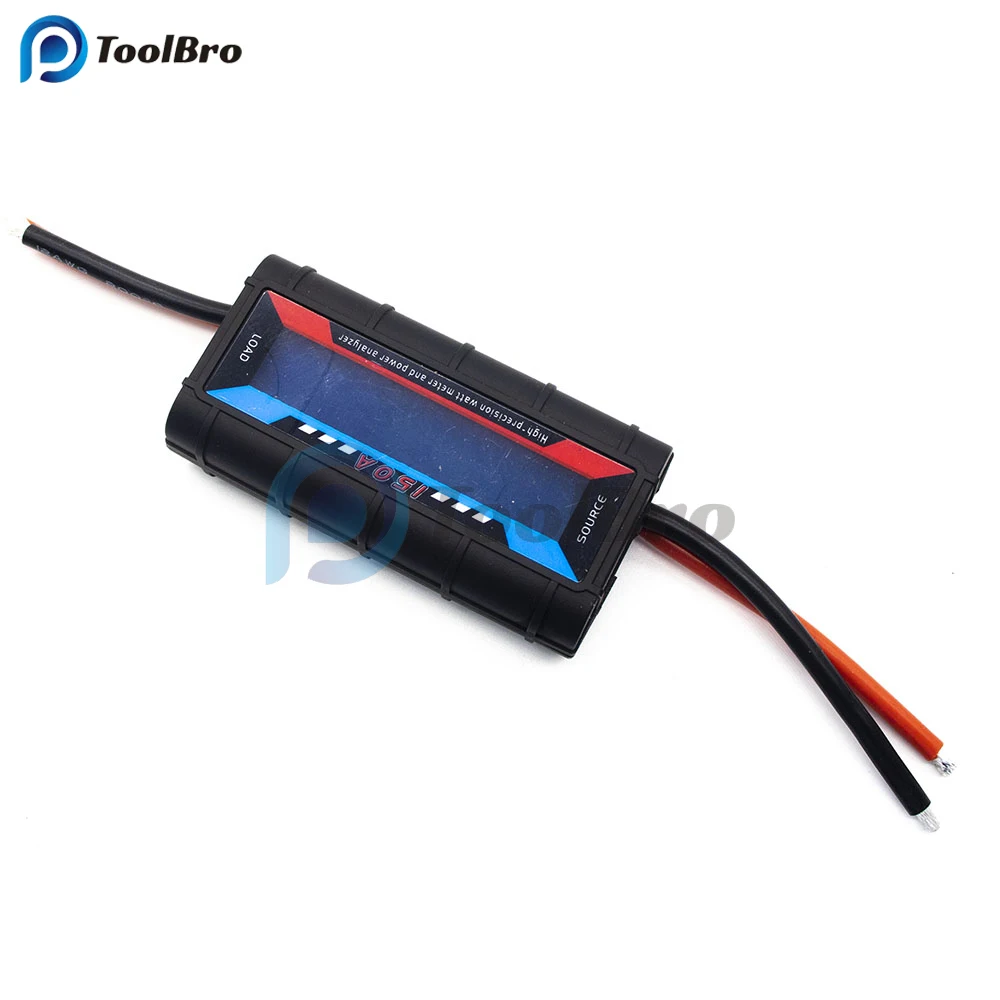 Imagem -02 - Precisão rc Watt Meter Power Analyzer Voltímetro Amperímetro dc 4.860v Lcd Digital rc Power Watt Detector Monitor 150a Alta