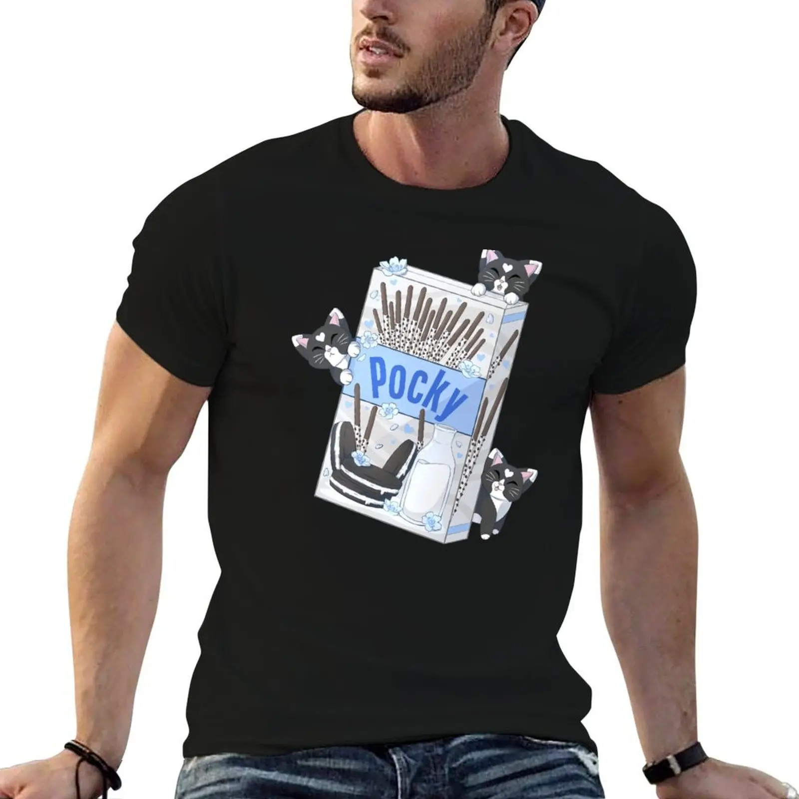 Camiseta Cookies n' Cream Pocky, camiseta para trabajar al aire libre