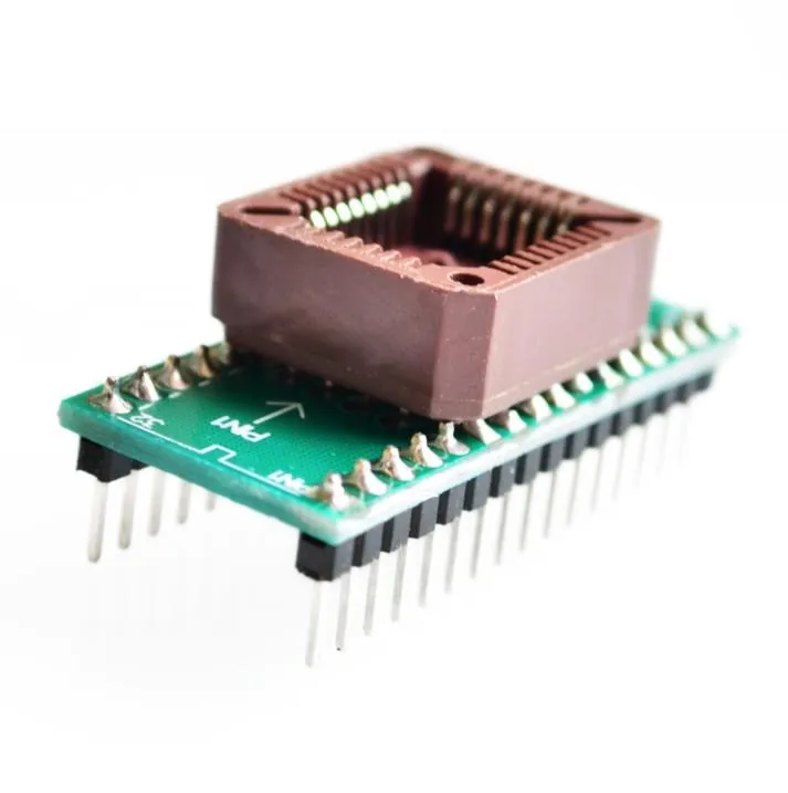 PLCC32 to DIP32 programmer IC adapter socket