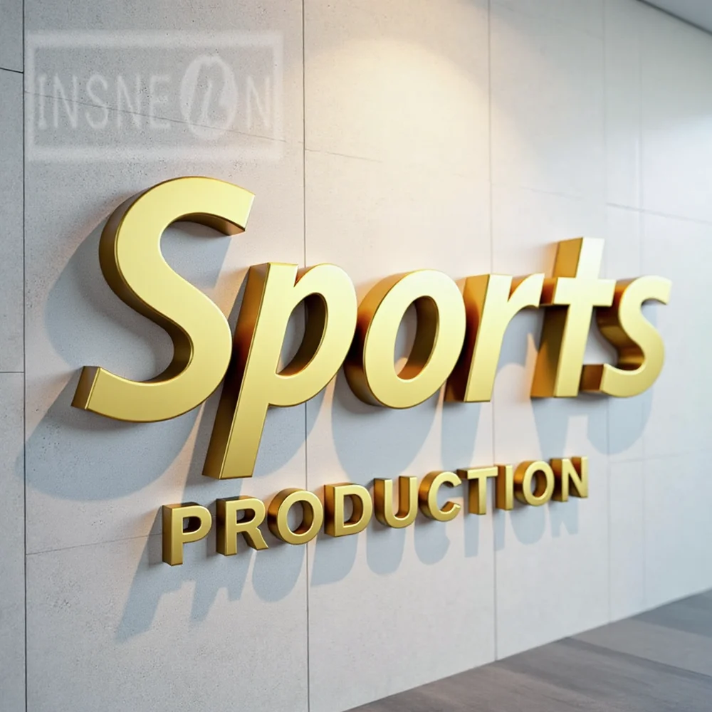 Custom Led Letters Sign Advertising Metal Neon Signage Logo Light Signs Business 3D Luminous Acrylic Signboard Labels Home Wall