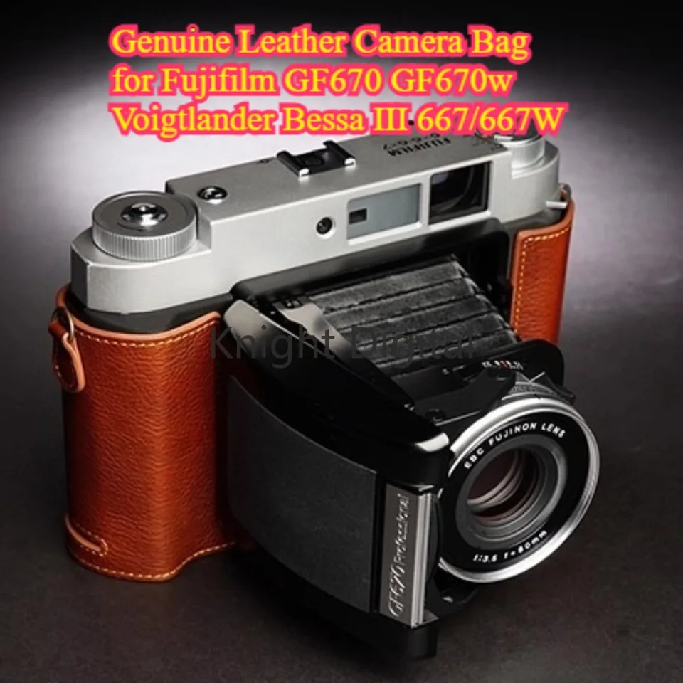本革 FUJIFILM GF670/ BESSAⅢ667 用カメラケース S875a2ab2a0e44b718d9a4250e9781
