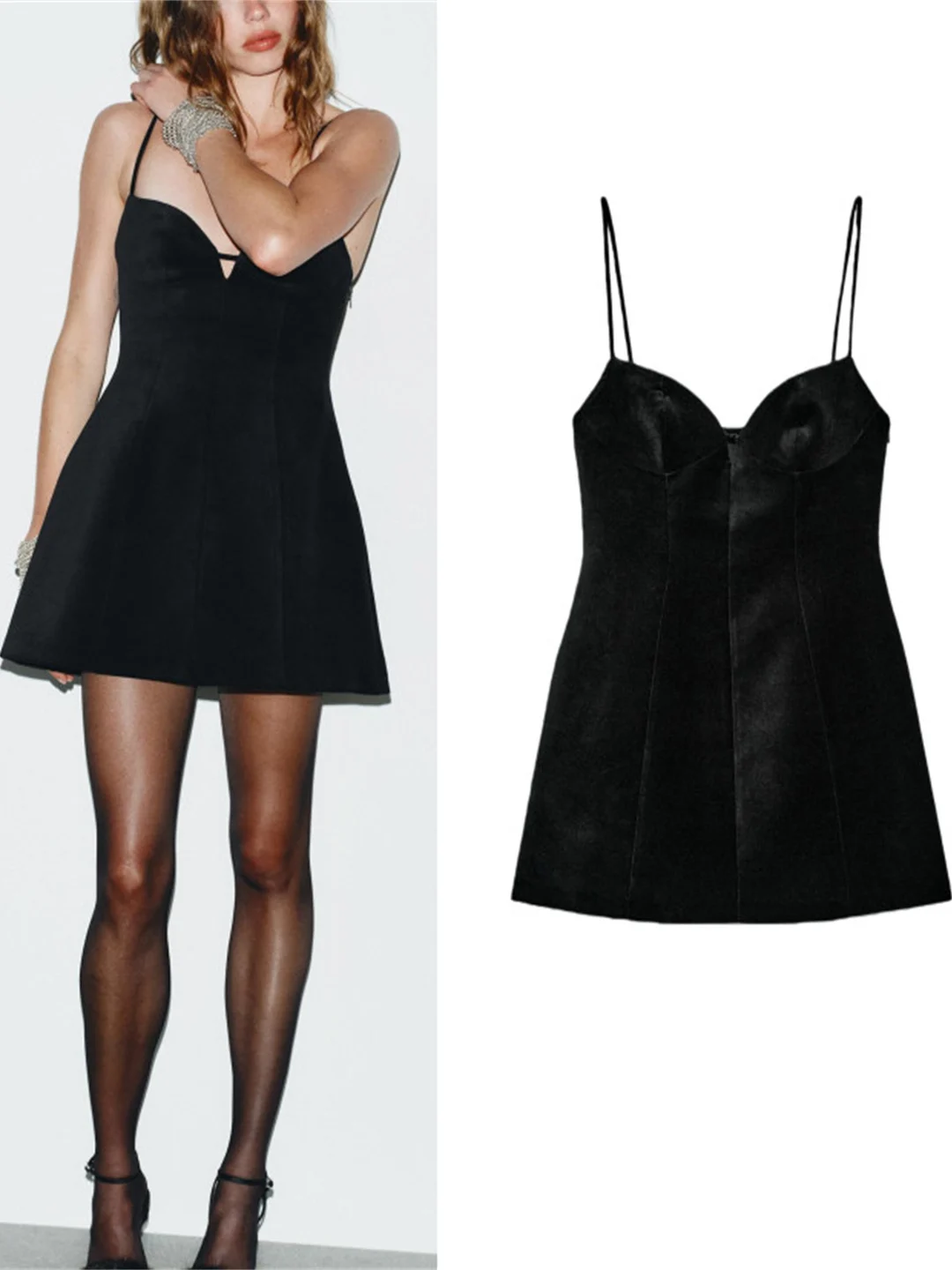 

Сексуальная юбка ort с расклешенным краем и топ на бретельках с высокой талией из хлопка и полиэстера, летняя повседневная одежда для женщин