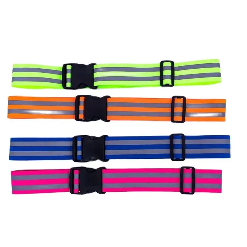 

Straps Riding Belt Elastic Reflective Warning Safety Tape Stretch Ribbon