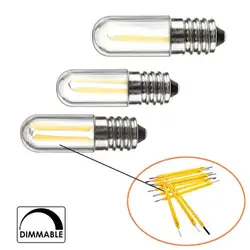 Led Lamp High Quality Lighting Mini Led Bulb Dimmable Fridge Freezer Filament Bulb Light 2700k 220v E14 1w 2w 3w