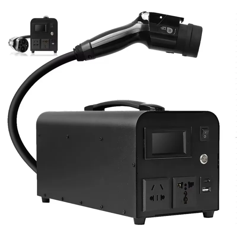 2026 Outdoor Camping Extended Power Cord Socket GBT 5.5kw EV Discharge Gun With Cable Plug New Energy Vehicle Discharge