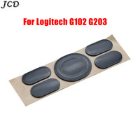 JCD 1-10 Sets New Mouse Feet Skates Pads For Logitech G102 /G203 /G PRO Mouse Anti Skid Sticker Thickness: 0.6mm Replacement