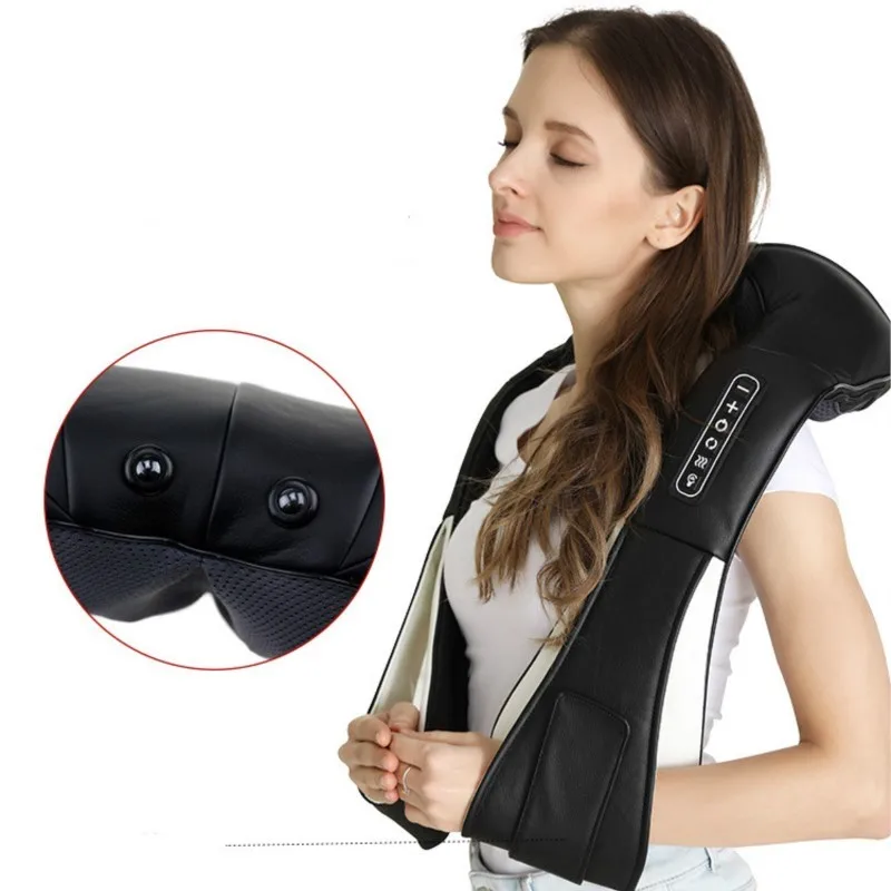 electrical shiatsu massager neck massage device electric back shoulder belt massages roller machine