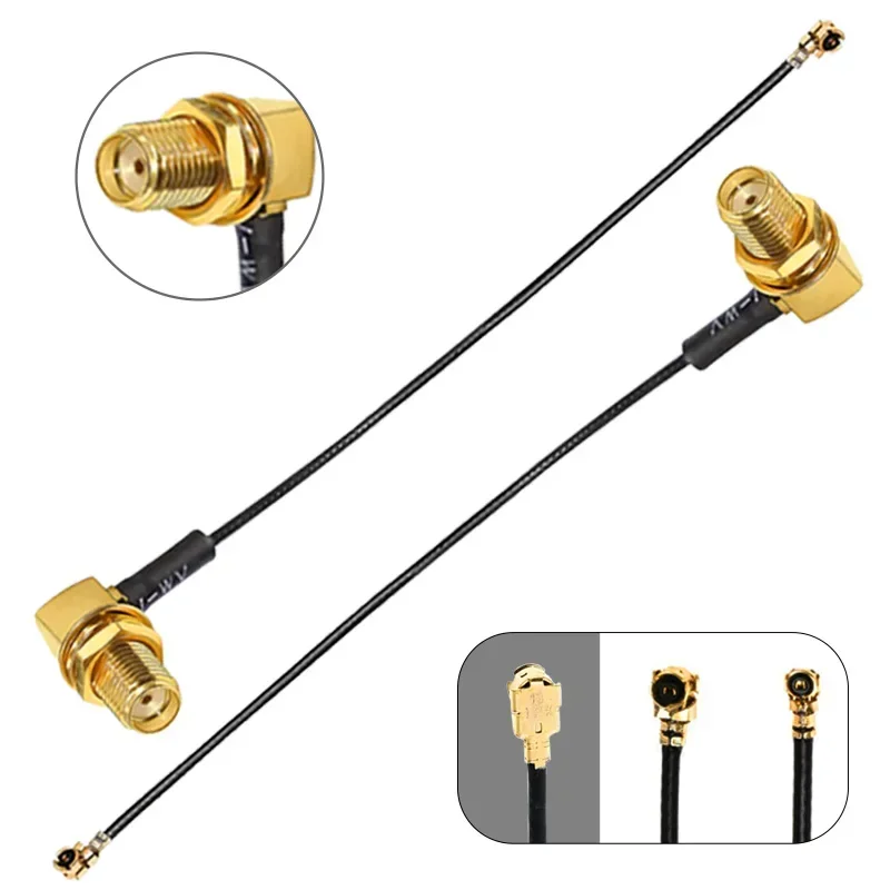 NONE SMA / RP-SMA-Buchse auf 1,13 SMA-Buchse auf UFL/U.FL/Kabel WIFI-Platine Pigtail WiFi-Antennenverlängerungskabel 4