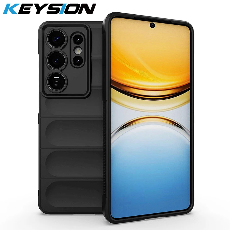 

KEYSION Heavy Duty Shockproof Case for Samsung S26 Ultra Soft Silicone Matte Anti-skid Phone Back Cover for Galaxy S26 S26+ Plus