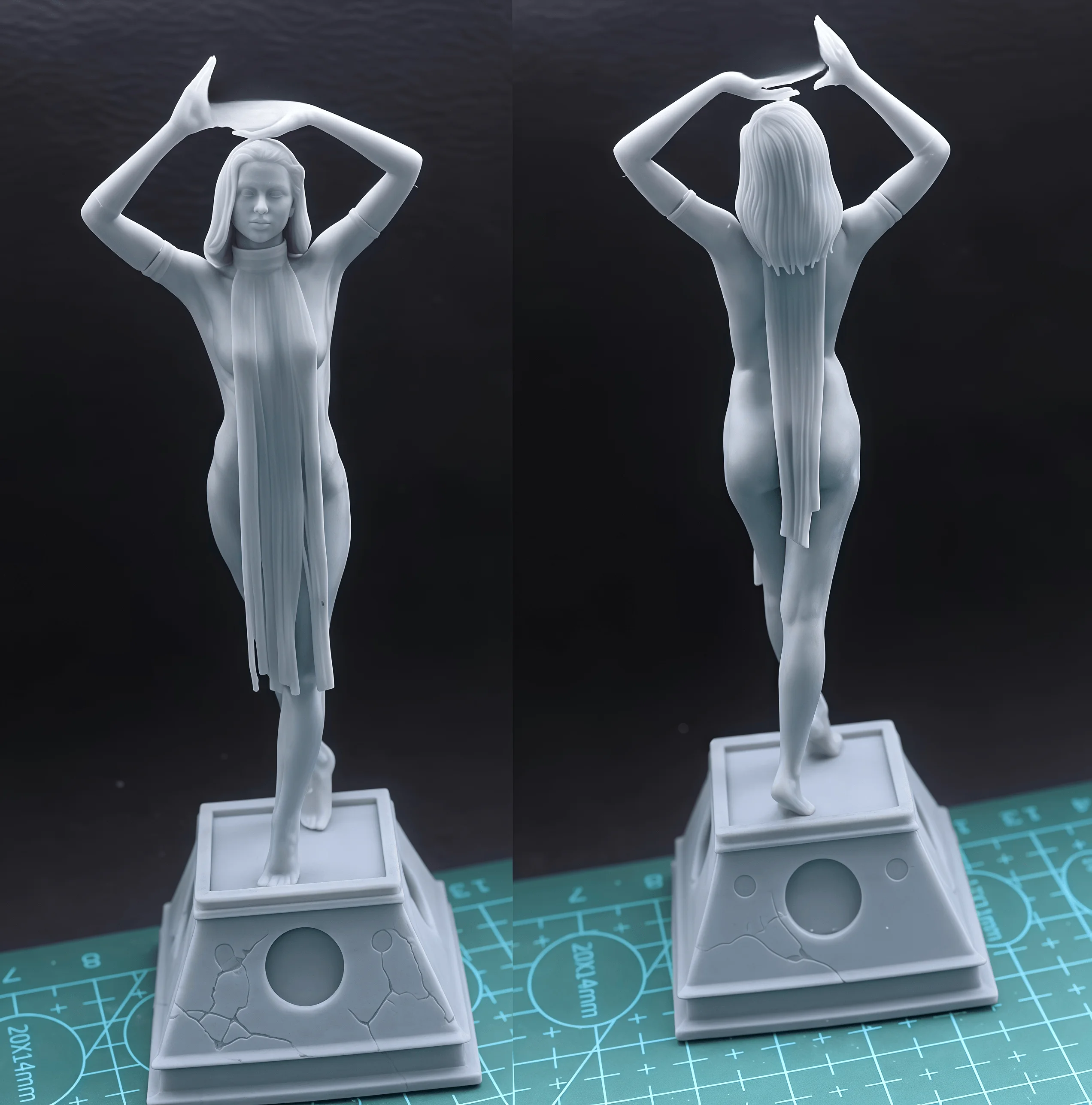 

1: 18 Casting Resin Model Assembly Kit, GK， Resin Queen's Majesty Model, Unpainted