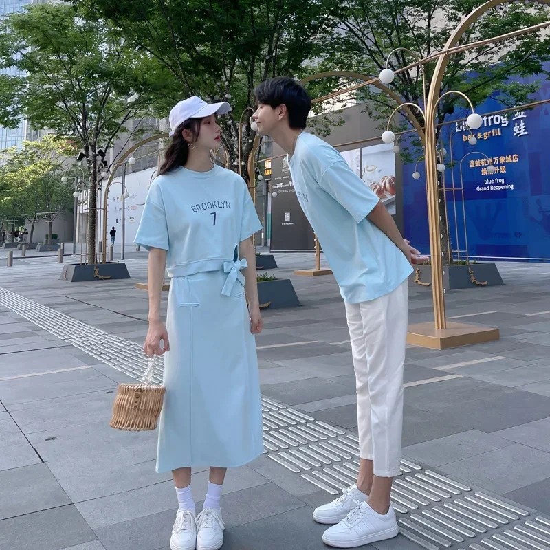 Family Matching Clothing Girl Boy Fashion 2023 Summer Set Mommy and Me Two Piece Outfits Korean Dad Mom and Daughter Son Clothes