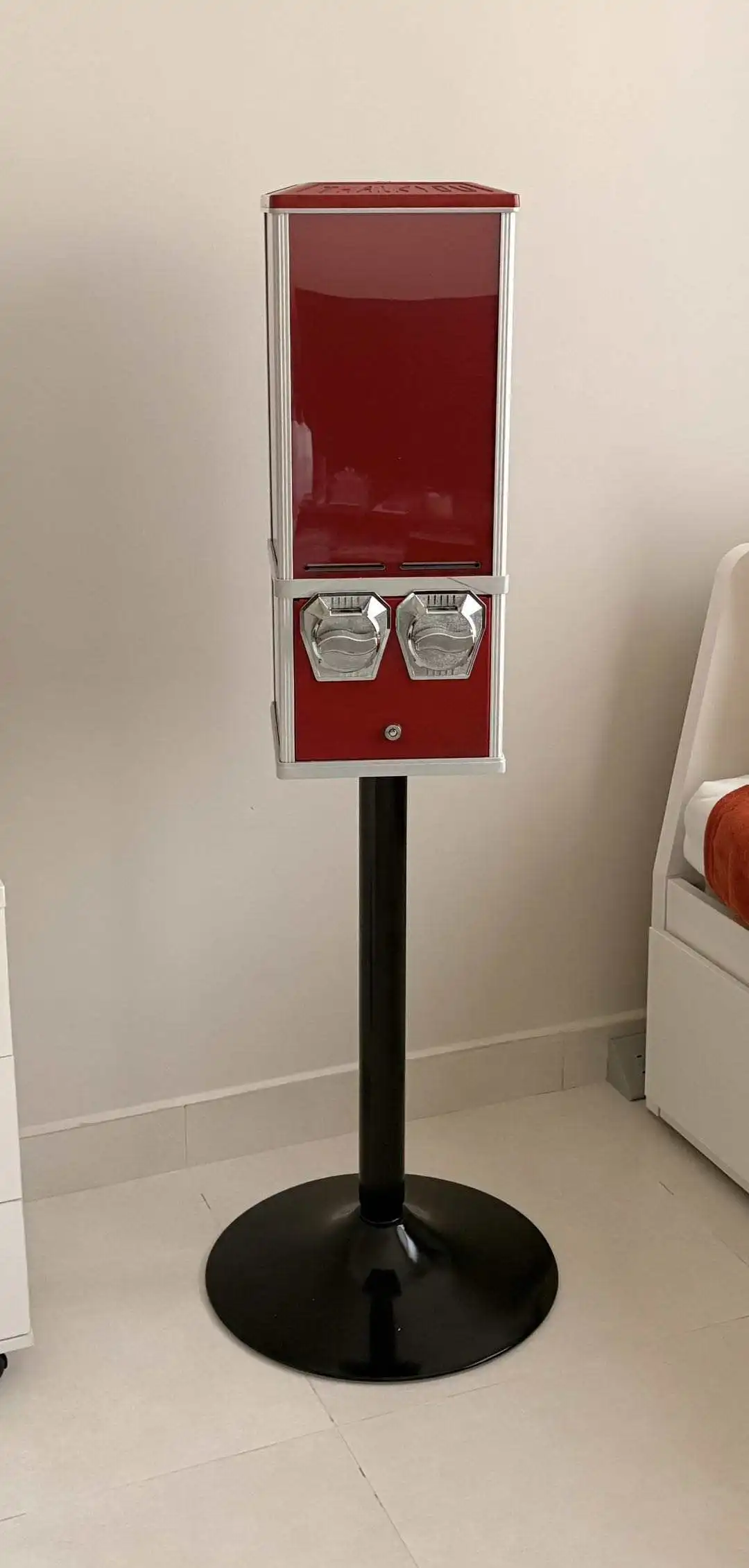 Best Seller Two Slot Small Easier Carry Card & Sticker Vending Machine with 200-300 Capacity Galvanized Steel Construction