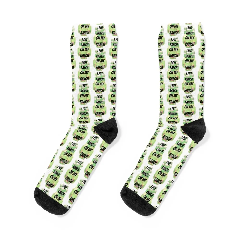 

I put RANCH on my RANCH Socks Non-slip Wholesale Running Socks Male Women's