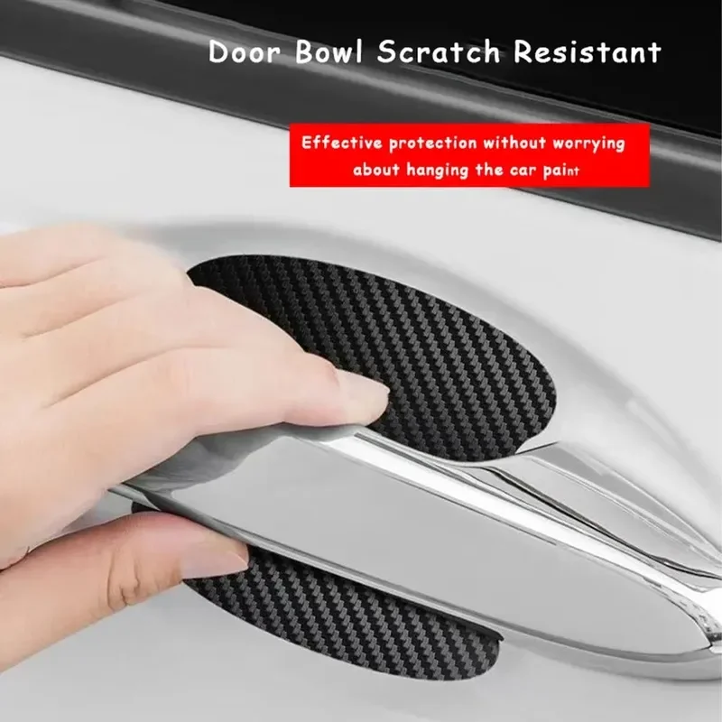 Universal handle sticker car door handle bumper sticker paper protective film carbon fiber handle wrist bumper sticker