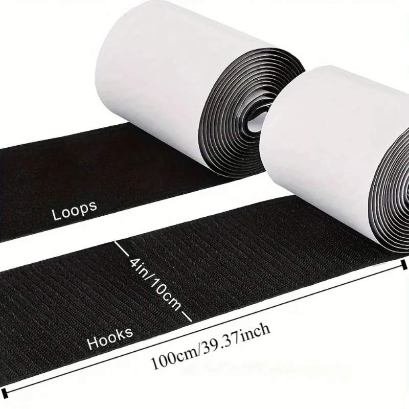 Strong Double-sided Self-adhesive,Couch Cushion Non-Slip Grip Tape Adhesive Hook,for Fabric Outdoor Patio Cushions Screen Window