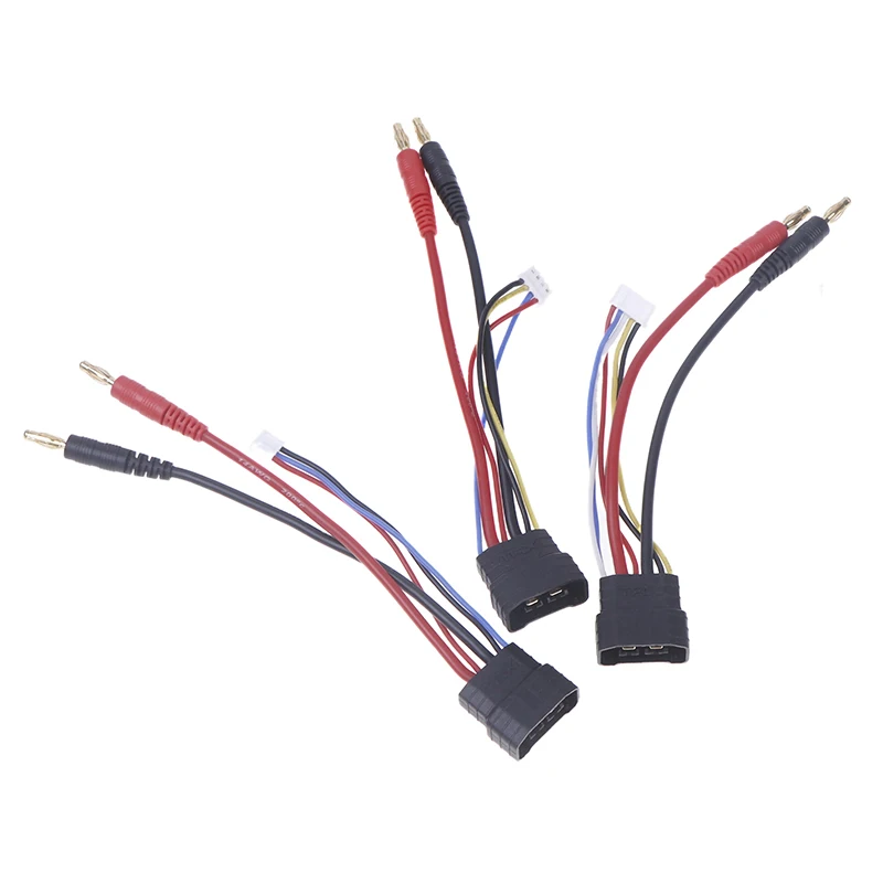 Effizientes TRX-ID-Stecker-kompatibles Ladekabel: 4S/3S/2S Lipo-Akku-Kugel-Anschluss und 4-mm-Bananenstecker für RC-Cars