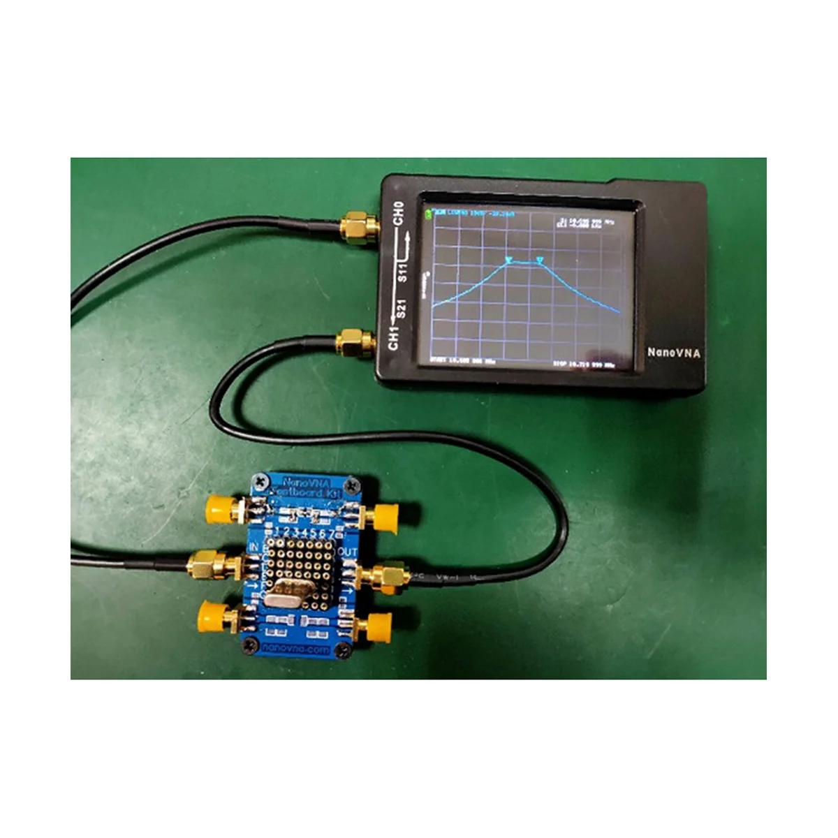 NanoVNA Testboard Kit VNA Test płyta demonstracyjna wektorowy analizator sieciowy płyta testowa