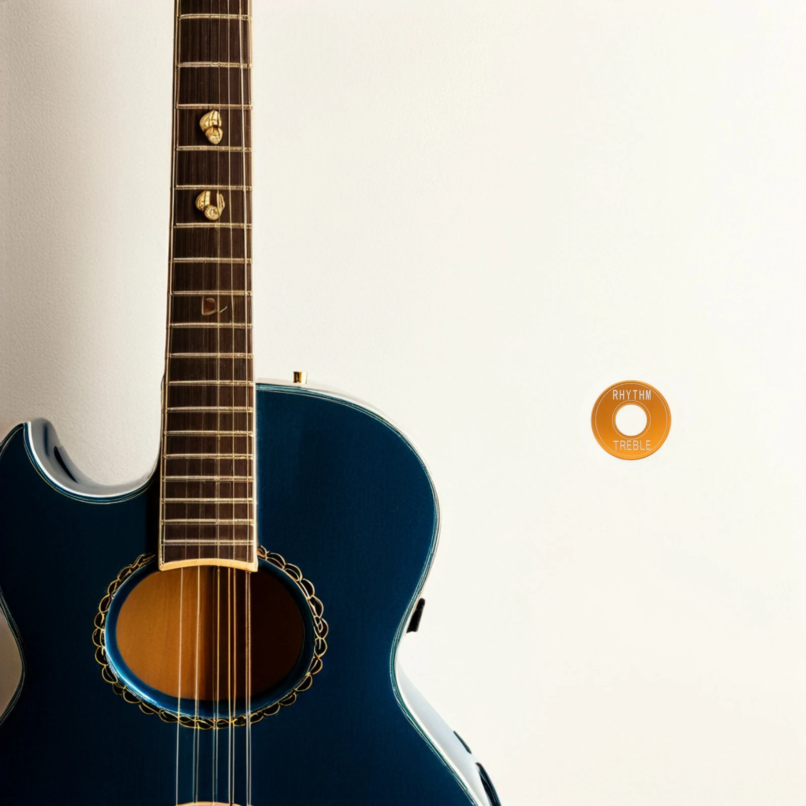 

2pcs Metal Guitar Switch Washer Rings Gold Electric Hardware Tone Control Plate Pickup Selector Gaskets Rhythm Treble Toggle