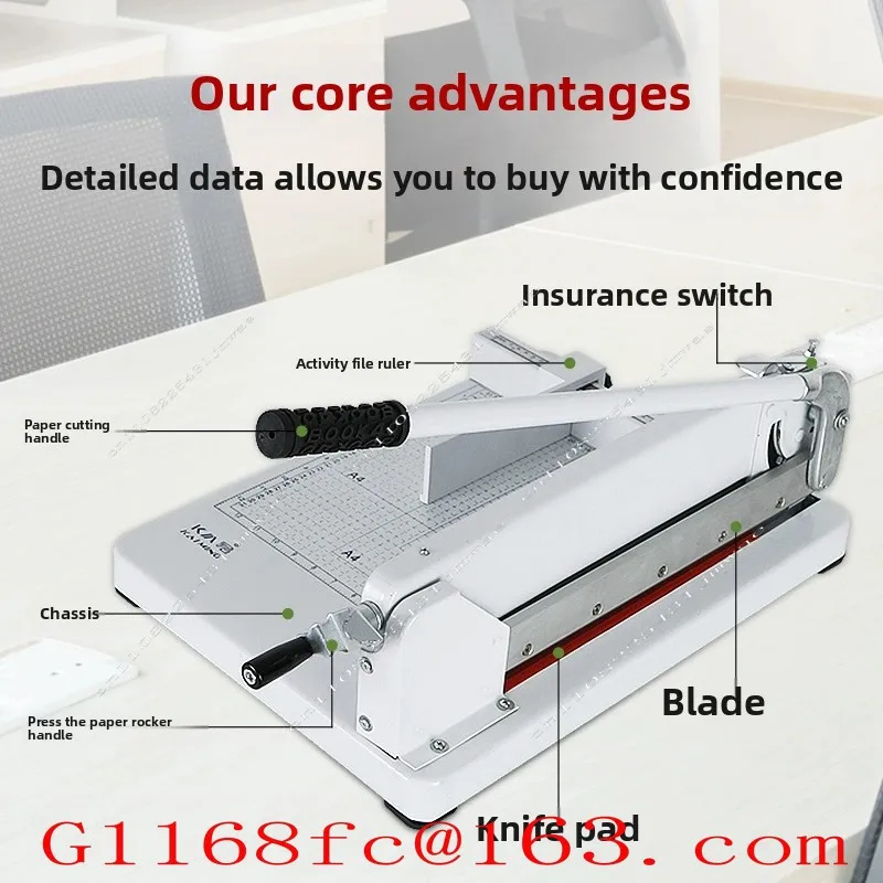 Heavy Duty Manual Paper Cutter A4 Photo Album Cutter Can Cut 4cm 400 Sheets Thickened Large Book Cutter view 5