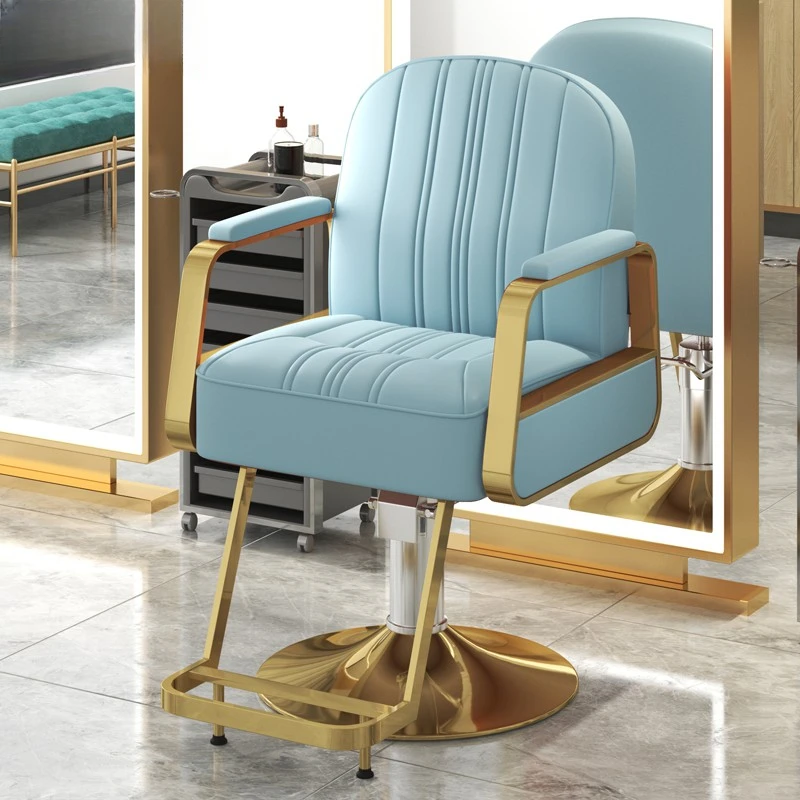 Luxury Shampoo Chair Adjustable High Heel Barber Accesories Reception Desks Chairs Salon Cadeira Ergonomica Hair Salon Furniture