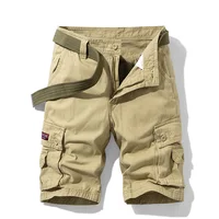Pantalones cortos de algodón de verano para hombre, pantalones deportivos informales finos de pierna recta, pantalones cortos japoneses de color sólido, pantalones de trabajo versátiles para exteriores
