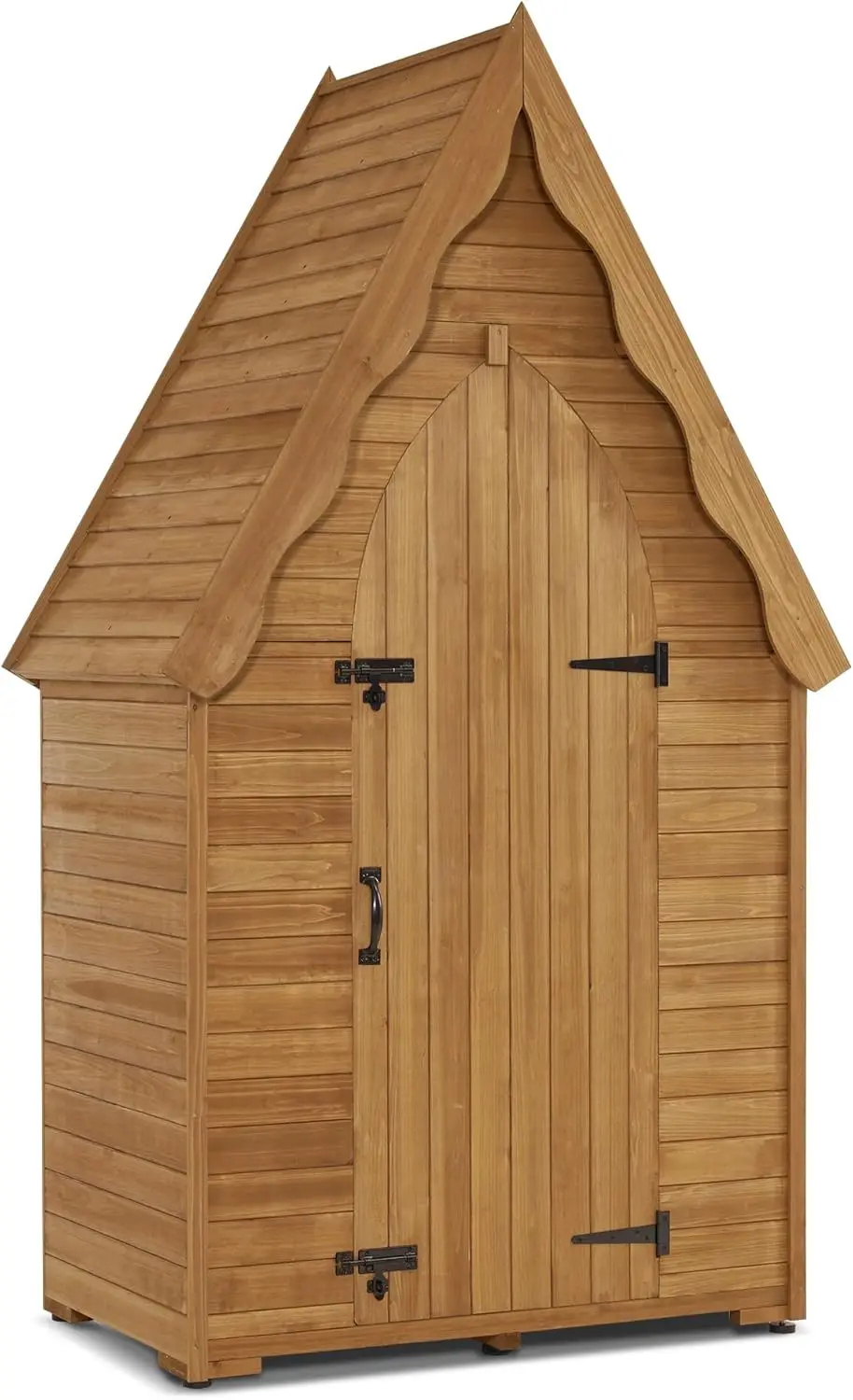 

Large Sheds & Outdoor Storage with 6 Shelves,Tall Outside Storage Cabinet,Oversize Wooden Garden Tool Shed 47.2" x 28.7" x 82.7"