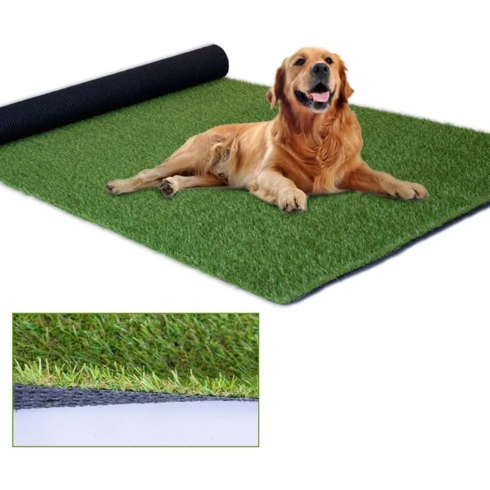 Pet Artificial Grass Mat Sizes,15 x 34 Feet Synthetic Indoor Outdoor Garden Lawn Landscape Faux Grass Rug with Drainage Holes