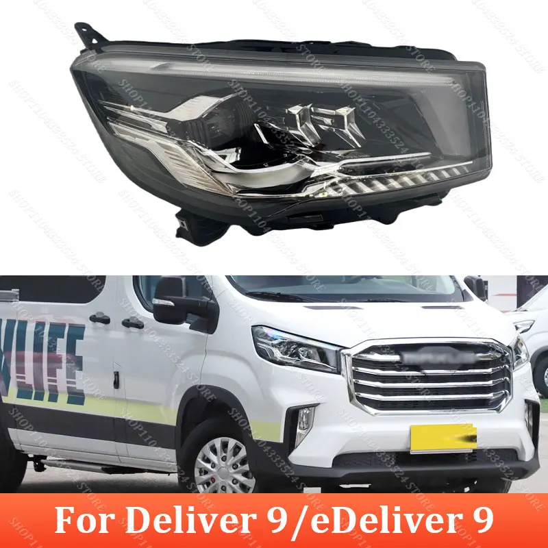 

Front Bumper HeadliLight Assembly For Deliver 9/eDeliver 9 Maxus LDV V90Front Bumper Headlight Headlamps Head light Head Lamp
