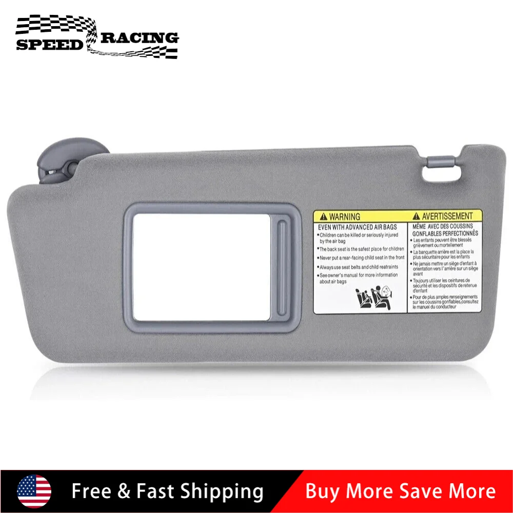 

74310-04181-B1 74310-35C10-B0 74320-04181-B1 Left Driver Side Windshield Sunshades For 2005-2015 Toyota Tacoma Gray