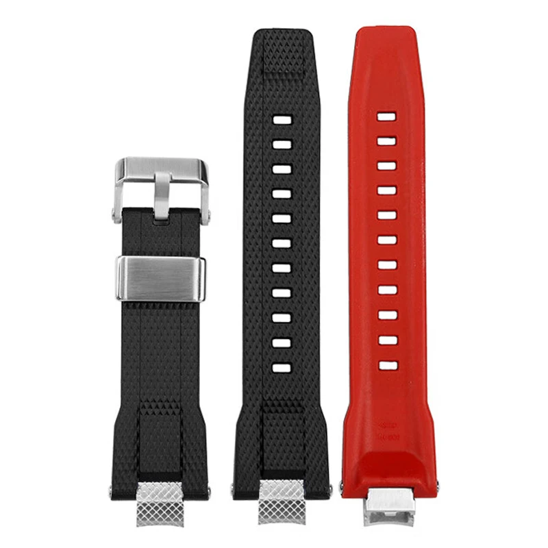 カシオ G-Shock MTG-B3000 & MTG-B3000B 用クイックリリース樹脂/シリコン交換バンド – 防水ラバーストラップ